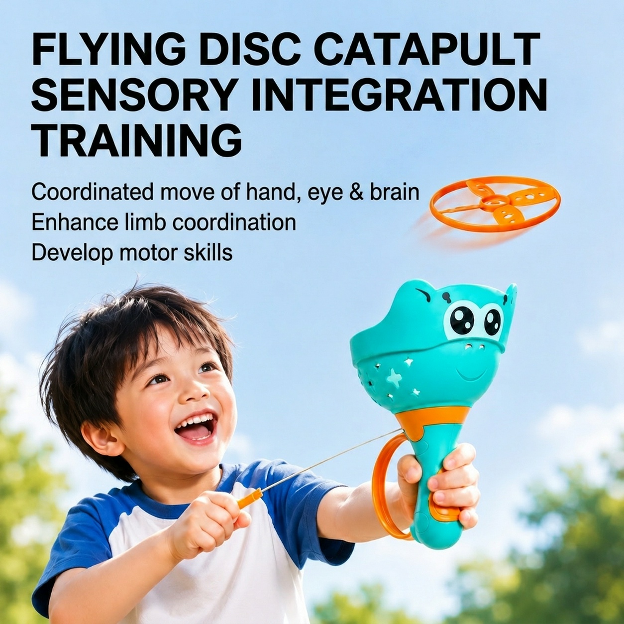 Sports Equipment For Kindergarten - Mquduo Giocattolo Lanciatore di Dischi Volanti