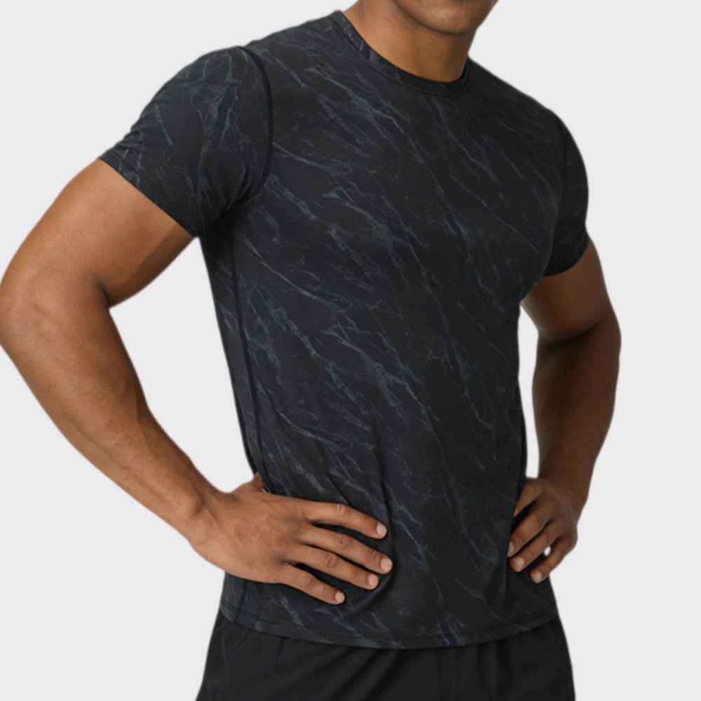 Sports Equipment Supplies - T-shirt fitness estiva da uomo ad
